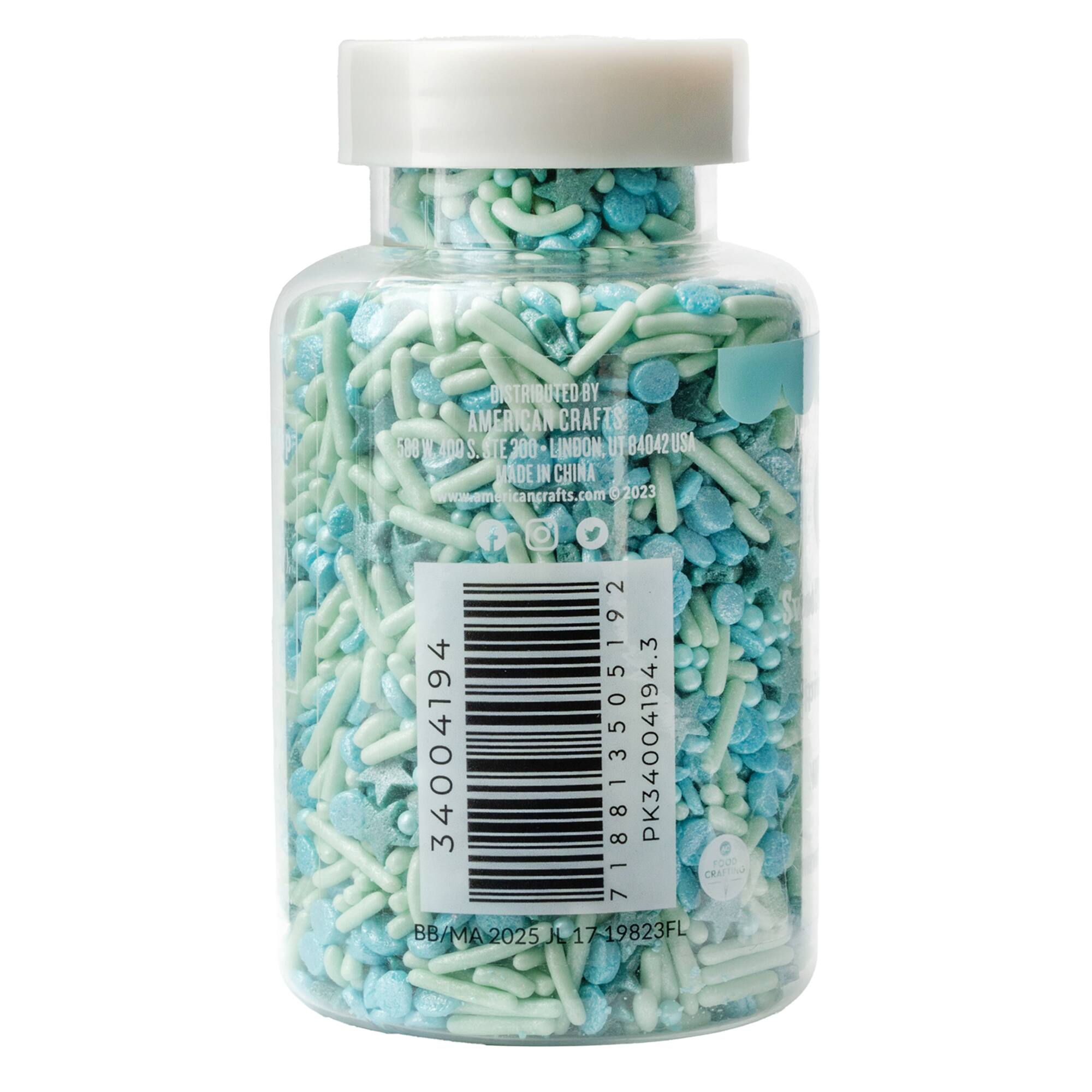 Sweet Tooth Fairy® Mint Stars & Shapes Sprinkle Mix